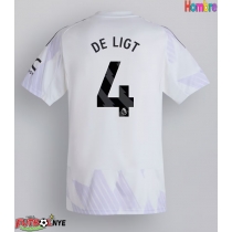 Camiseta Manchester United Matthijs de Ligt #4 Visitante Equipación 2025-26 manga corta